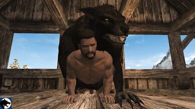 The Beast's First Night: A Forbidden Encounter with a Lustful Wolf