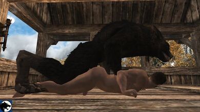 The Beast's First Night: A Forbidden Encounter with a Lustful Wolf