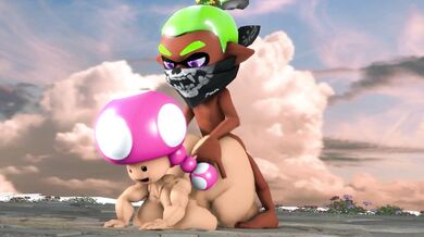 Toadette gets banged by Inkling Boy