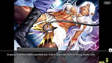 Busty Female Knight Rides a Big Dick for Glory: Taimanin RPGX English