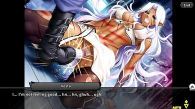 Busty Female Knight Rides a Big Dick for Glory: Taimanin RPGX English