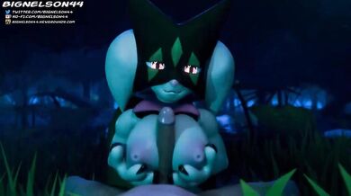 Dripping with Cream: Meowscarada's Magical Handjob