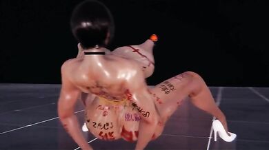'Busty Milf Strips And Dances With Her Sexy Tail In Hentai Porn Video'