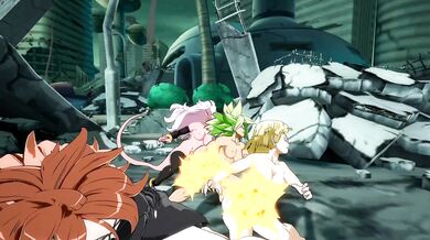 Android 21's Sadistic Split Personality Battle Against Her Good Self and Fellow Androids Kefla and 18!