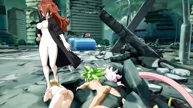Android 21's Sadistic Split Personality Battle Against Her Good Self and Fellow Androids Kefla and 18!