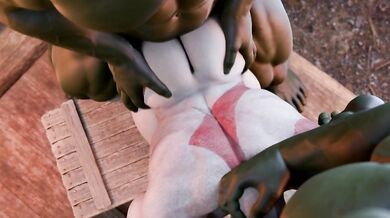 'Spartan Spitroast (Kratos x Orcs)'