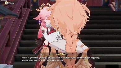 Sinful Miko's Forbidden Playtime