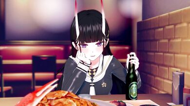 Naughty Nozomi's Shipwrecked Sexcapade with Raging Sailors in Azur Lane