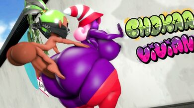 Vivian takes Inkling Boy's dick from behind