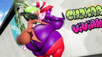 Vivian takes Inkling Boy's dick from behind