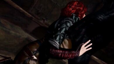 Werewolf Geralt's Triss-Cuckolding Fetish Fulfilled with a Hot Blonde Chick