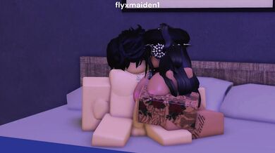 Abused and exploited, innocent Emo girl submits to brutal gangbang (Roblox)