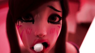 D.va Gets Loud and Proud with a Facefull of Cock