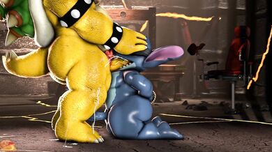Stitch & Bowser: A Crossover Dream Come True!