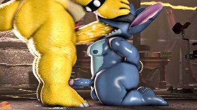 Stitch & Bowser: A Crossover Dream Come True!