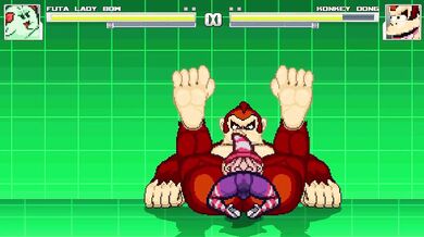 'Sexy Anime Babe and Sexy Vampire Lady Get Fucked by a Giant Ape in a Mythical Realm'