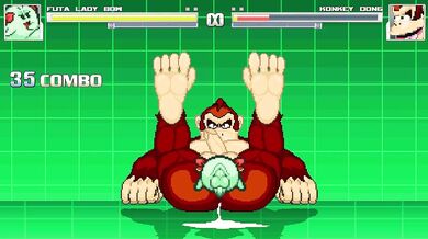 'Sexy Anime Babe and Sexy Vampire Lady Get Fucked by a Giant Ape in a Mythical Realm'