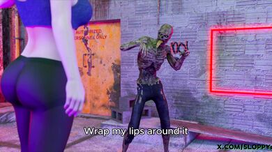 Eve's Undead Make-Out Session with a Zombie