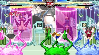 [Slutty Slime Girls Pumping Cum Into Melty Blood] MUGEN