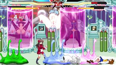 [Slutty Slime Girls Pumping Cum Into Melty Blood] MUGEN