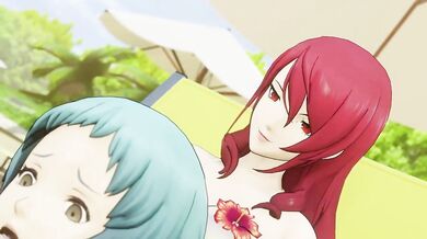 'Busty Lady Gives a Huge Cumshot During a Beachside Blowjob'