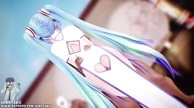 Hatsune Miku's Wet and Wild Preggo Fuck Session [pjanoo+18]
