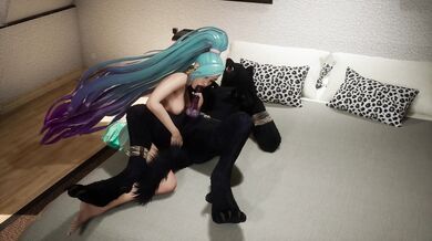 Seraphine's Wild Orgy with a Lustful Pack of Werewolves in Her Apartment