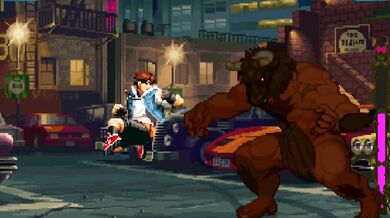 Bull-like Monster Fucks Kensou Until She's Pregnant