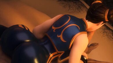 Chun-Li Gets Fucked Hard in the Ass by a Big Black Cock in 'Secazz'!