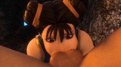 Chun-Li Gets Fucked Hard in the Ass by a Big Black Cock in 'Secazz'!