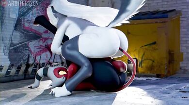 Moxxie getting ravaged by Loona's wild instincts