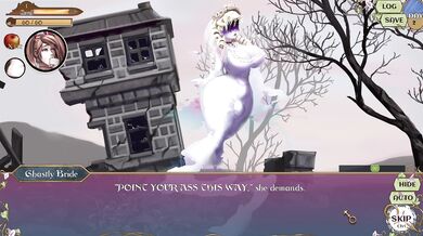 Ghostly Dryad Takes On Androgynous Entity In A Paranormal Encounter