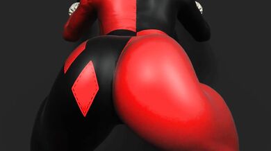 Sexy Milf Harley Shakes Her Ass in 3D for You!
