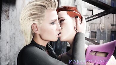 Lesbian Trade: CP2077's Hottest Girl-on-Girl Action!