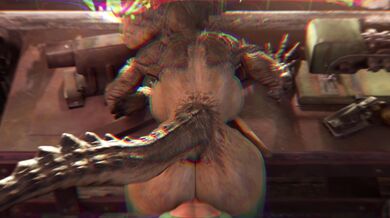 Bone-Breaking BDSM with the Krack Tentacles and Gigantic Deathclaw Cock