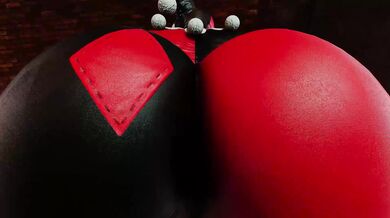 Watching the hot Harley from behind, her big ass in view as she rides a dildo with a POV camera.