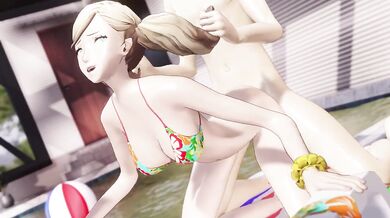 Jailbait Anne Gets DP'd at the Public Swimming Pool