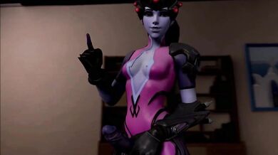 Widowmaker's Futa Cock Dominates Tiny Prick