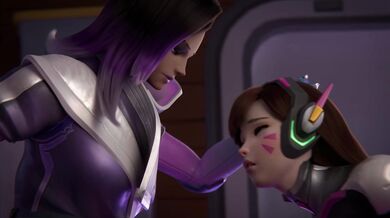 D.va, the Overwatch hero, gets double penetrated in a hot hentai porn scene!