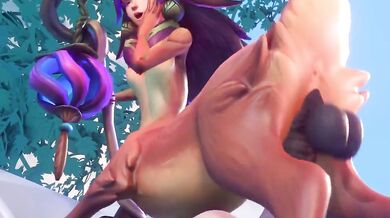 Lillia Gets Her Throat Pounded