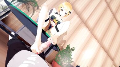 Yozora, Mel Hololive and [Boku no]-hentai Porn- Live Video!!