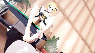 Yozora, Mel Hololive and [Boku no]-hentai Porn- Live Video!!