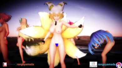Hardcore Fuckfest Under the Sun: MMD's Naughty Summer Sesh