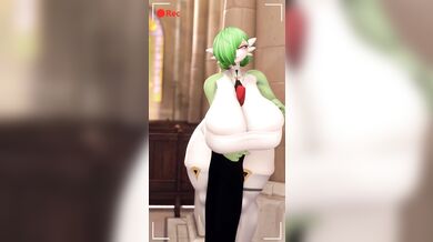 '"Beautiful Futa Guardian Tames Giant Monster and Show Her Huge Penis"