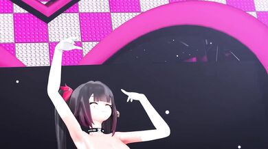 Rabbit Hole of Pink Fireworks Dancing