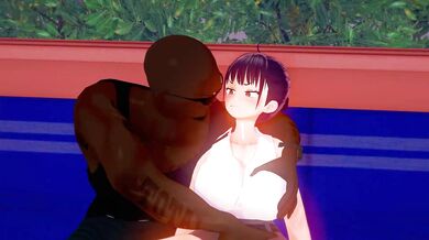 Hot Interracial Sex with the Naughty Neighbors Next Door!!