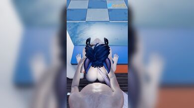- Doggy style with Ahri from behind