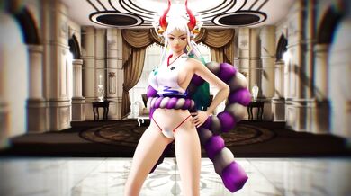 'One Piece - Vifta Med Handerna (MMD R-18) - Diuroneal Yamato'