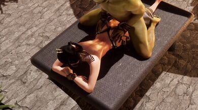 Goblin Threesome with Kitana and Her Lusty Sisters