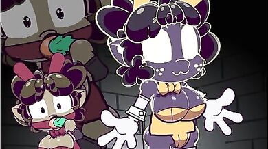 Small Boobies in Multiple-Pussy Confusion!